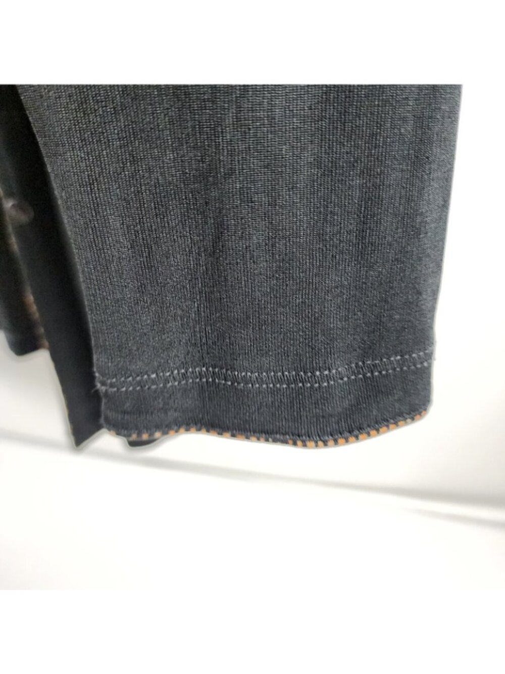 Chicos Travelers Sweater Womens Large Black Multi Front Cardigan Button Up - Picture 5 of 8